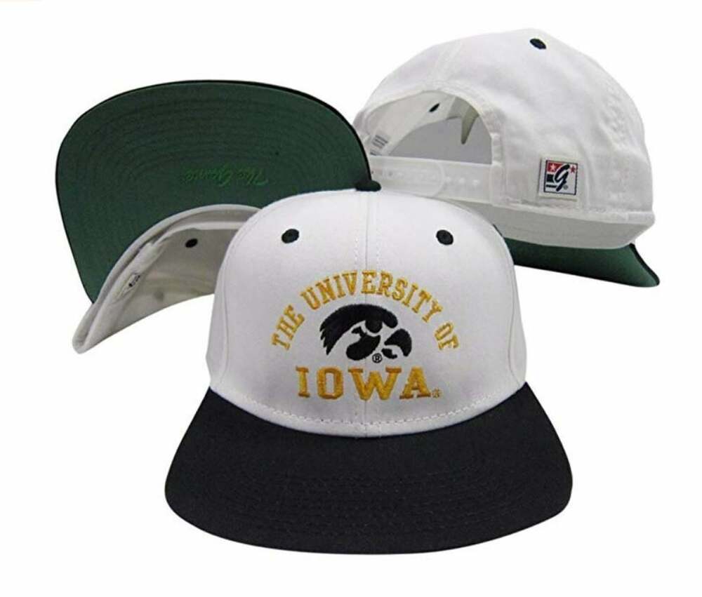 The Game Vintage Arch Iowa Hawkeyes Adjustable Snapback Hat / Cap - NWT